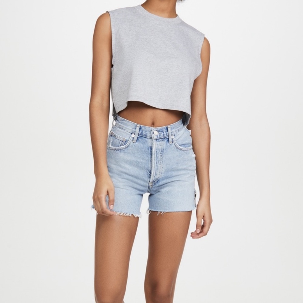Agolde Dee Super Hi Rise shorts 28 in chimes color way